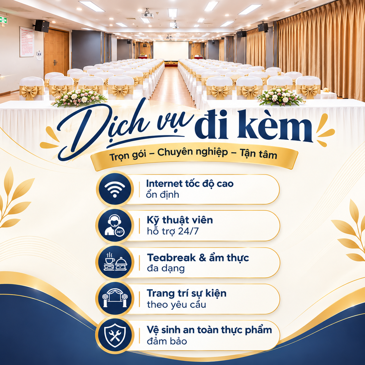 Trọn gói – Chuyên nghiệp – Tận tâm